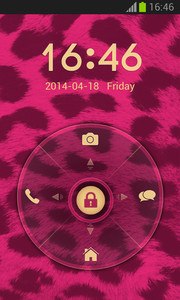 Pink Cheetah Lock