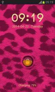 Pink Cheetah Lock