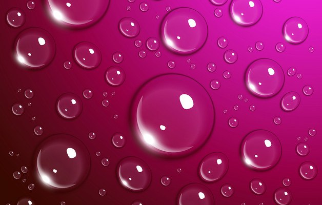 Pink Water Drops