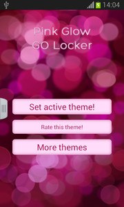Pink Glow GO Locker