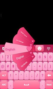 Pink Love Keyboard Theme