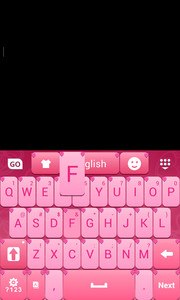 Pink Love Keyboard Theme