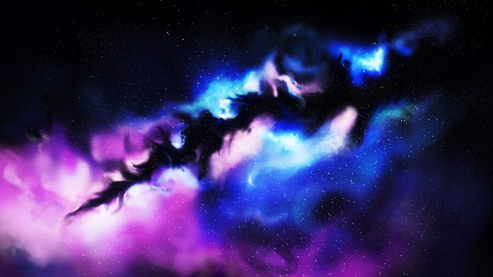Space Clouds Art