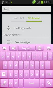 Keyboard Launcher Pink