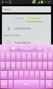 Keyboard Launcher Pink