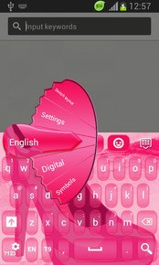 GO Keyboard Hot Pink