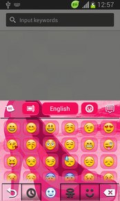 GO Keyboard Hot Pink