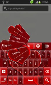 Hearts Keyboard for Free