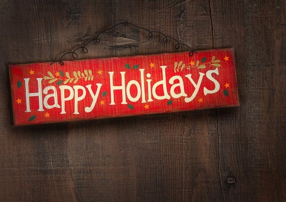 Happy Holiday Sign