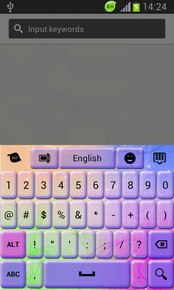 Colorful Swirls Keyboard
