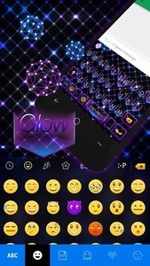 Glow Theme for Kika Keyboard