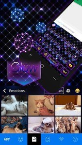 Glow Theme for Kika Keyboard