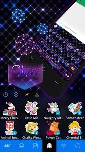 Glow Theme for Kika Keyboard