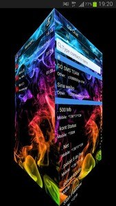 GO SMS Theme Color Smoke