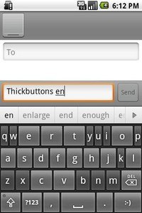 ThickButtons Keyboard