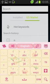 Pink Love Keyboard GO App