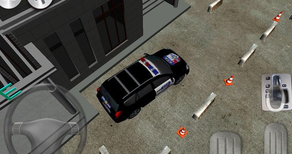 3D Police Car Parking
