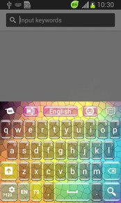 Colored Mosaic Keyboard