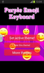Purple Emoji Keyboard