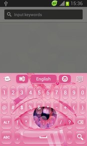 GO Keyboard Pink Sweet