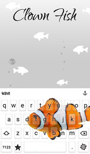 Clown Fish Animated Keyboard