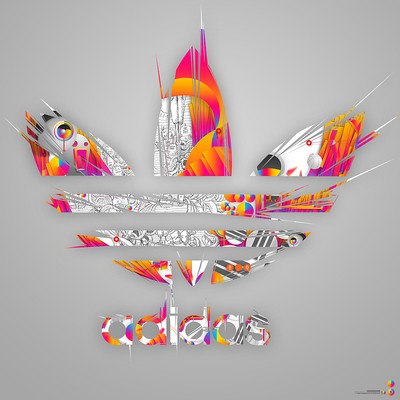 Adidas Colorful Logo