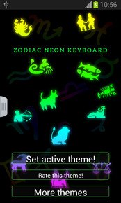 Zodiac Neon Keyboard
