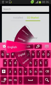 Pink Gemstone Keyboard