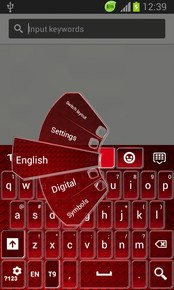 GO Keyboard Red Themes