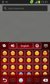 GO Keyboard Red Themes