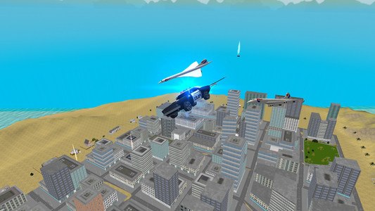 Flying Police Car: San Andreas