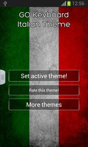 GO Keyboard Italian Theme