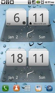 MIUI Digital Weather Clock