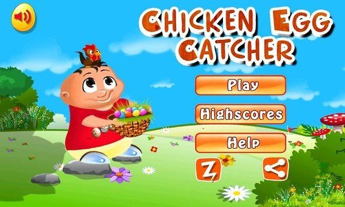 Chicken egg Catcher: Farm Game