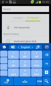 Blue Keyboard Background