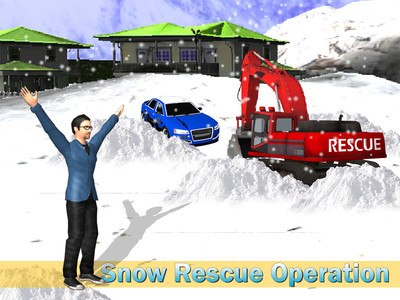 Snow Rescue Excavator Sim