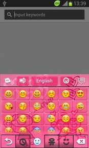 Keyboard Pink Doodle