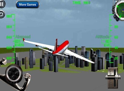 3D Airplane flight simulator 2