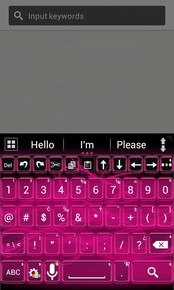A.I.type theme pink neon א
