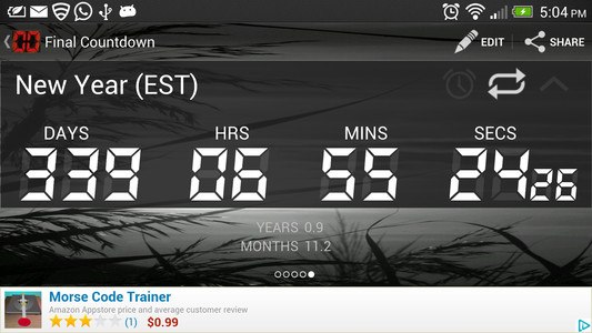 Final Countdown - Day Timer
