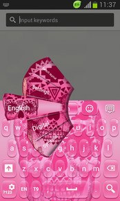 Pink Skull GO Keyboard