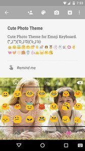 Cute Photo Emoji Keyboard Free