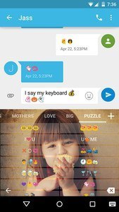 Cute Photo Emoji Keyboard Free