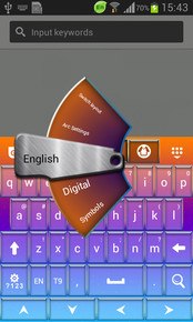 Colorful Keybard for Galaxy