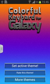 Colorful Keybard for Galaxy