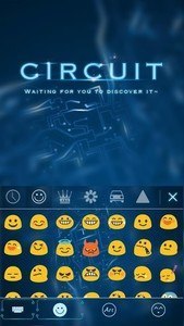 Circuit Theme Emoji Keyboard