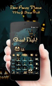 Ghost Night GO Keyboard Theme