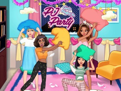 Crazy BFF Girls PJ Night Party
