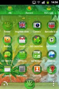 GO Launcher Ganja Weed Theme
