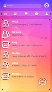 (FREE) GO SMS COLORFUL THEME